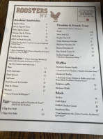 Roosters Ny menu