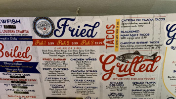 Big Shucks Seafood Restaurant Oyster Bar menu