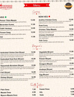 Hyderabad Biryani House Rochester menu