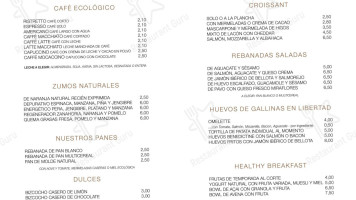 Barbillon Oyster menu