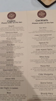 Saro Cider menu
