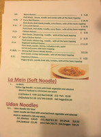 Ramen Joy menu