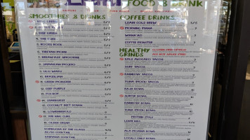 Leahi Health Aina Haina menu