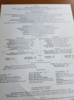 Sahara Grille menu