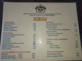 Sagat Crust Food House menu