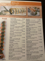 Posh Sushi Grill menu