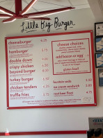 Little Big Burger menu