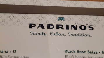 Padrino’s Cuban menu