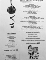 Cal Chicho menu