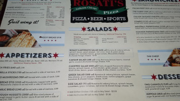 Rosati's menu