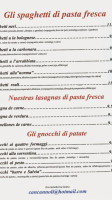 Ca'n Cannoli Bar Restaurante Pizzeria Forno A Legna Pastelleria Casera Gelateria. menu