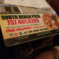 South Beach Pizza food