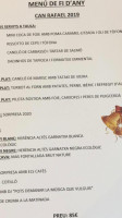 Can Pica-soques menu