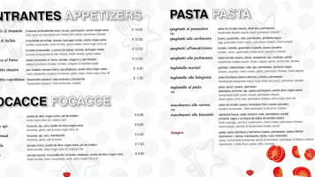 Pizzeria Rojo Pomodoro menu