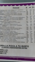 Los Martínez menu