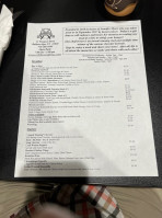 Ribbon Cafe menu
