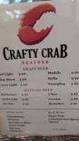 Crafty Crab Brandon menu