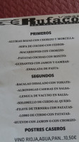 Rufaco menu