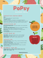 Popsy menu