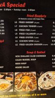 The Tasty Crab Cajon Seafood menu