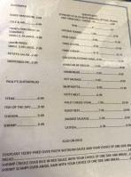 Macbe Seafood Cafe menu