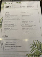 Left Bank Bistro menu