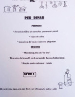 La Taska De Sisco menu