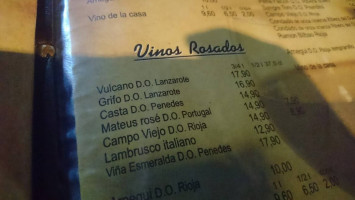 La Farola Del Mar menu