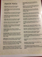 Sushi Zay menu