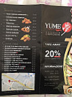 Yume Giapponese menu