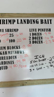 Shrimp Landing Seafood menu