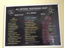 The Gourmet Soup Kitchen menu