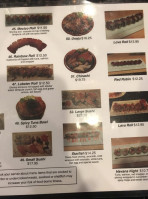 Sushi Weng menu