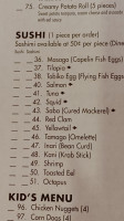 Sushi King Hull St menu