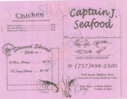 Captain J Seafood food