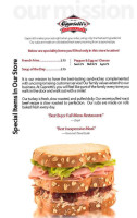 Wolf's Superior Sandwiches food