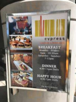Cypress Lounge Wine food