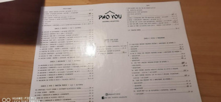 Pho You Katarzyna Beauprebruchal menu