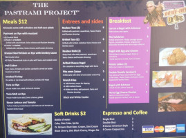 The Pastrami Project menu