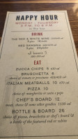 North Italia menu