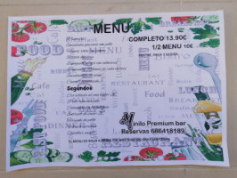 Vinilo Premium menu