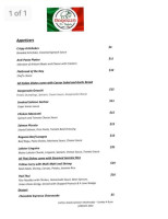 Ragazza Di Bufalo Donnelly menu