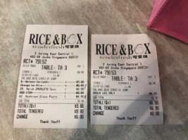 Rice Box By Tenderfresh menu