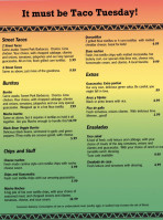 Stuft Eatery And Catering menu