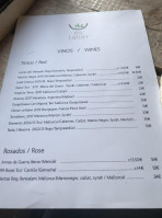 Es Taller Valldemossa menu