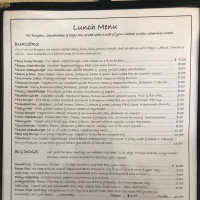 Franklin Cafe menu