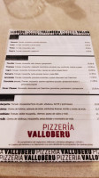 La Venta De Valloberu menu