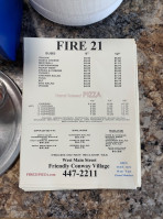 Fire 21 food