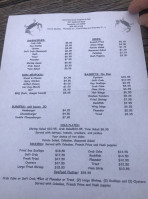Cockrell's Creek Seafood Deli menu