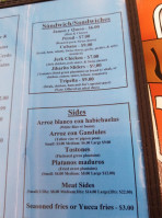 Joe's Caribe And Bakery menu